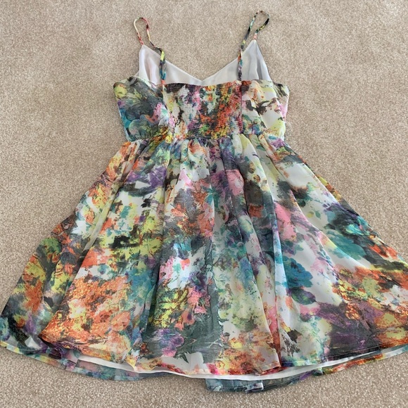 Multi Colored Print Dress - Picture 6 of 8